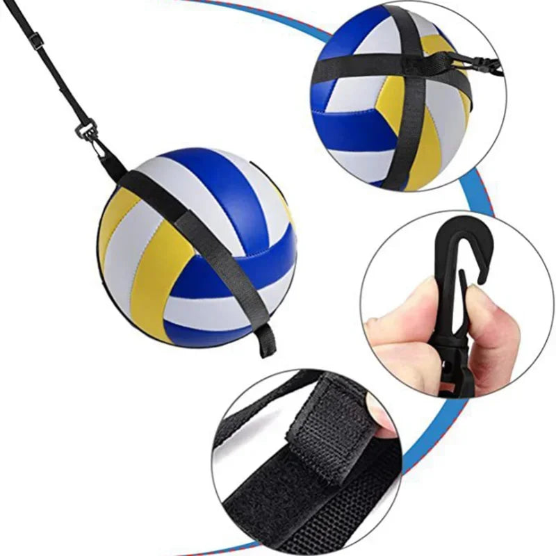 1Pcs Practical Assistant Wear-Resistant Flexible Volleyball Practice Trainer for Exercise Volleyball Trainer Volleyball Belt